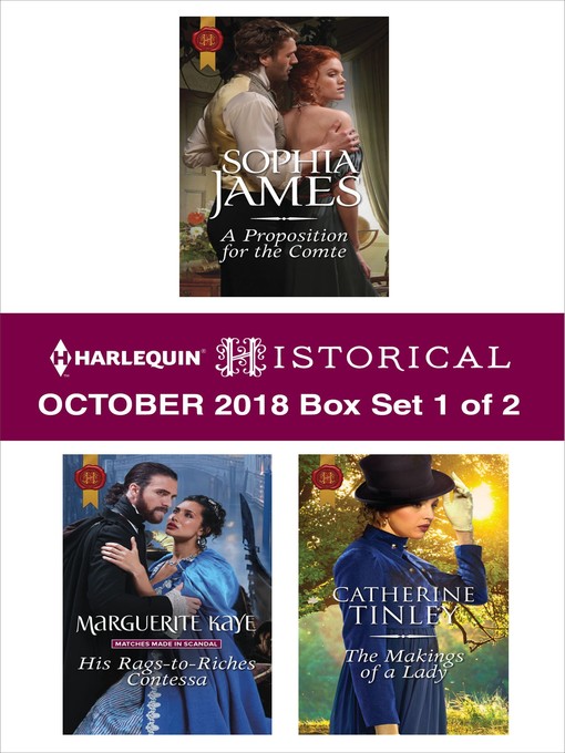 Title details for Harlequin Historical October 2018, Box Set 1 of 2 by Sophia James - Wait list